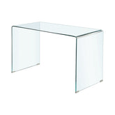 Coaster Highsmith Glass Writing Desk Clear Model 801581